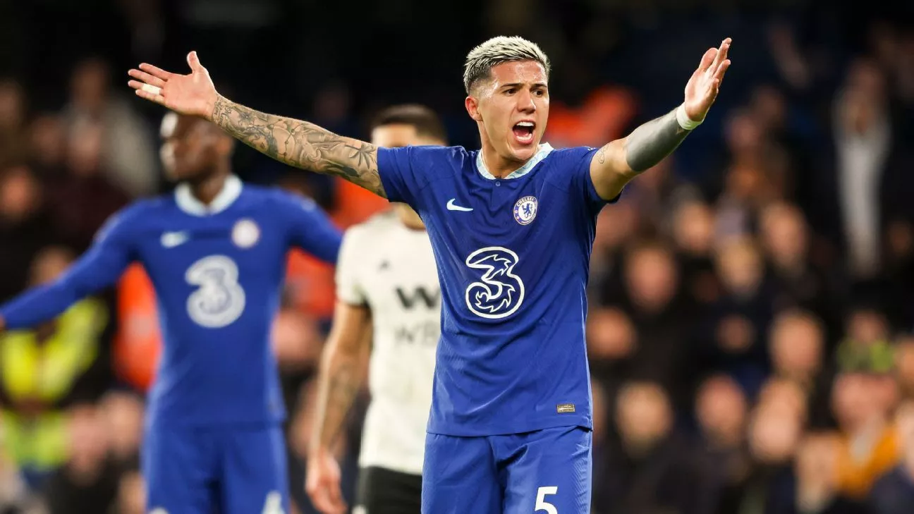 Enzo Fernandez scores his FIRST goal for Chelsea